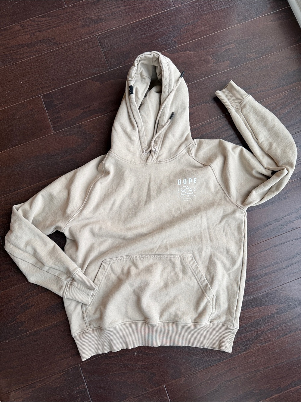 DOPE Sandstone Beige Men's Pullover Hoodie unisex